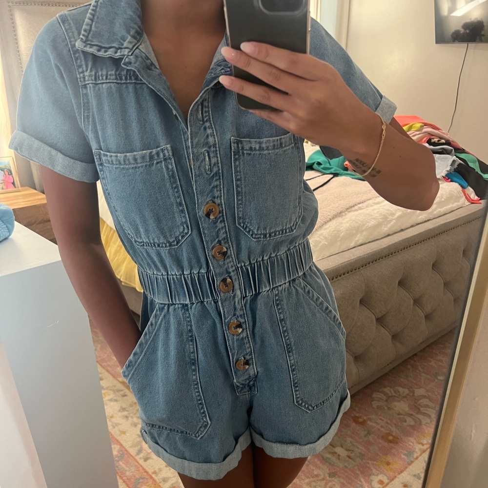 Gianni Bini Denim Romper